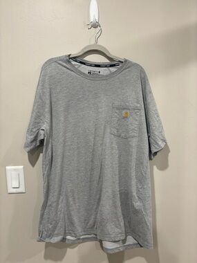 Carhartt Light Gray Short Sleeve Pocket Tee